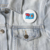 Badge Rond 5 Cm Bouton du drapeau des Fidji (En situation)
