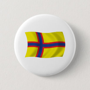 Badge Rond 5 Cm Bouton du drapeau des Finlandais ingriens