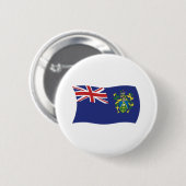 Badge Rond 5 Cm Bouton du drapeau des îles Pitcairn (Devant & derrière)