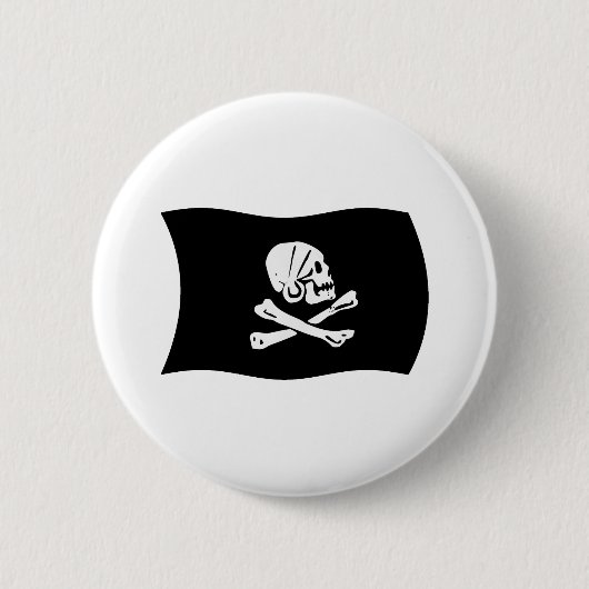 Badge Rond 5 Cm Bouton du drapeau d'Henry Every (Devant)