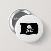 Badge Rond 5 Cm Bouton du drapeau d'Henry Every (Devant & derrière)