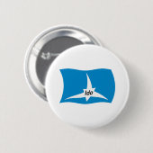 Badge Rond 5 Cm Bouton du drapeau d'Ido (Devant & derrière)