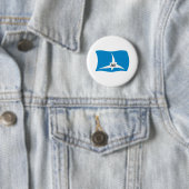 Badge Rond 5 Cm Bouton du drapeau d'Ido (En situation)