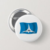 Badge Rond 5 Cm Bouton du drapeau d'Ido (Devant & derrière)
