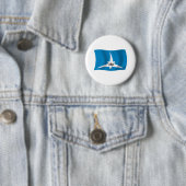 Badge Rond 5 Cm Bouton du drapeau d'Ido (En situation)