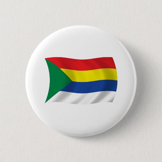 Badge Rond 5 Cm Bouton du drapeau druze (Devant)