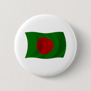 Badge Rond 5 Cm Bouton du drapeau du Bangladesh