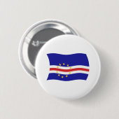 Badge Rond 5 Cm Bouton du drapeau du Cap-Vert (Devant & derrière)