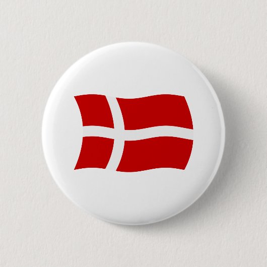 Badge Rond 5 Cm Bouton du drapeau du Danemark (Devant)