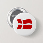 Badge Rond 5 Cm Bouton du drapeau du Danemark (Devant & derrière)
