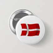 Badge Rond 5 Cm Bouton du drapeau du Danemark (Devant & derrière)
