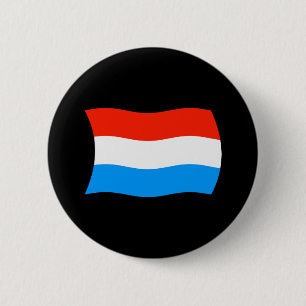 Badge Rond 5 Cm Bouton du drapeau du Luxembourg