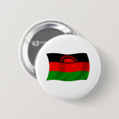 Badge Rond 5 Cm Bouton du drapeau du Malawi (Devant & derrière)