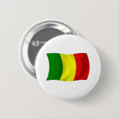 Badge Rond 5 Cm Bouton du drapeau du Mali (Devant & derrière)
