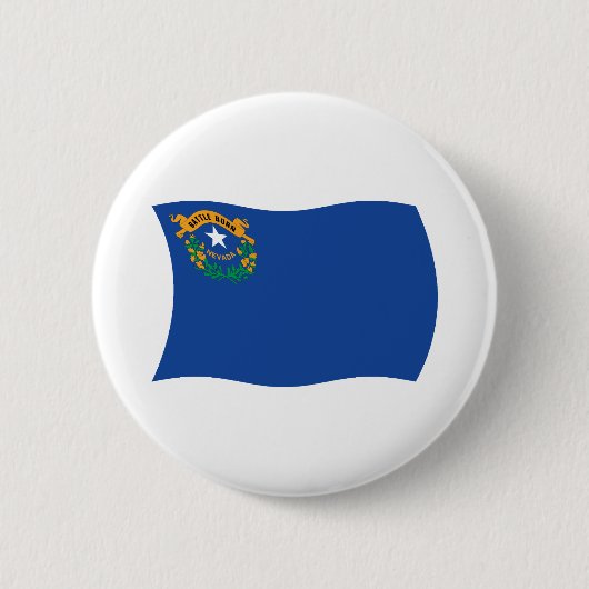 Badge Rond 5 Cm Bouton du drapeau du Nevada (Devant)