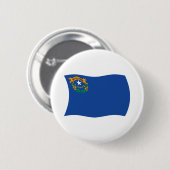 Badge Rond 5 Cm Bouton du drapeau du Nevada (Devant & derrière)