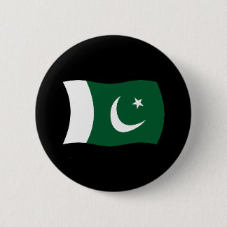 Badge Rond 5 Cm Bouton du drapeau du Pakistan