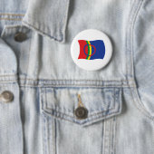 Badge Rond 5 Cm Bouton du drapeau du peuple Sami (En situation)