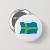 Badge Rond 5 Cm Bouton du drapeau du peuple vote (Devant & derrière)