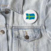 Badge Rond 5 Cm Bouton du drapeau du peuple vote (En situation)