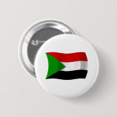 Badge Rond 5 Cm Bouton du drapeau du Soudan (Devant & derrière)