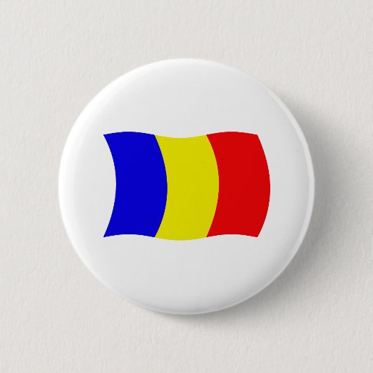 Badge Rond 5 Cm Bouton du drapeau du Tchad (Devant)