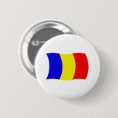 Badge Rond 5 Cm Bouton du drapeau du Tchad (Devant & derrière)