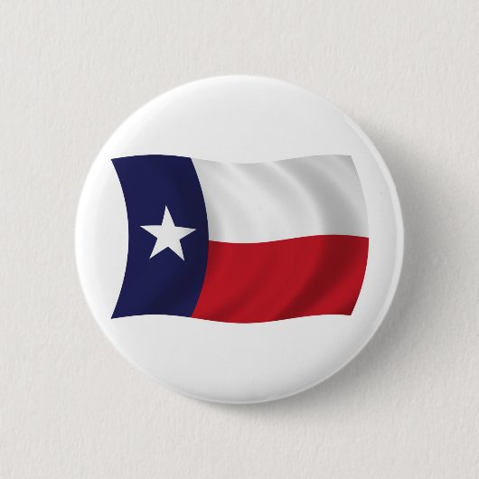 Badge Rond 5 Cm Bouton du drapeau du Texas (Devant)