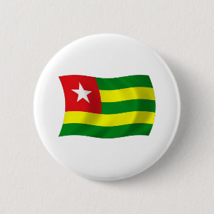 Badge Rond 5 Cm Bouton du drapeau du Togo