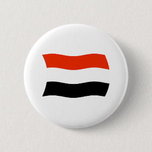Badge Rond 5 Cm Bouton du drapeau du Yémen