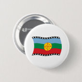 Badge Rond 5 Cm Bouton du drapeau mapuche (Devant & derrière)