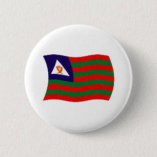 Badge Rond 5 Cm Bouton du drapeau tribal Bubi