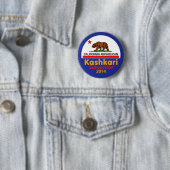 Badge Rond 5 Cm Bouton du gouverneur 2014 de Kashkari (En situation)
