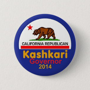 Badge Rond 5 Cm Bouton du gouverneur 2014 de Kashkari