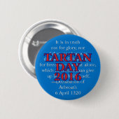 Badge Rond 5 Cm Bouton du jour 2016 de tartan (Devant & derrière)