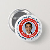 Badge Rond 5 Cm Bouton du jour d'inauguration 2009 (Devant & derrière)