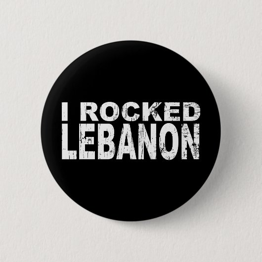 Badge Rond 5 Cm Bouton du Liban (Devant)