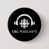 Badge Rond 5 Cm Bouton du logo de CBC Podcasts (Devant)