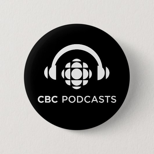 Badge Rond 5 Cm Bouton du logo de CBC Podcasts (Devant)