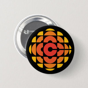 Badge Rond 5 Cm Bouton du logo de la CBC 1974