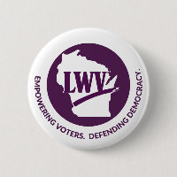 Bouton du logo LWV Wisconsin - Fond blanc