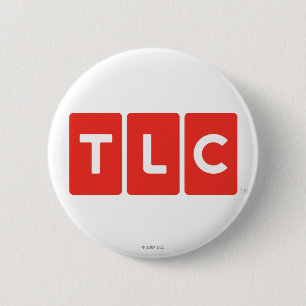 Badge Rond 5 Cm Bouton du logo réseau TLC