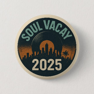 Badge Rond 5 Cm Bouton du logo Soul Vacay 2025
