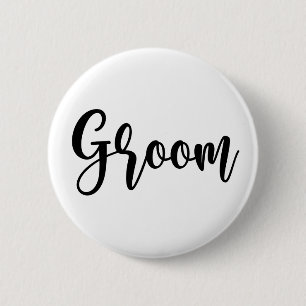 Badge Rond 5 Cm Bouton du marié