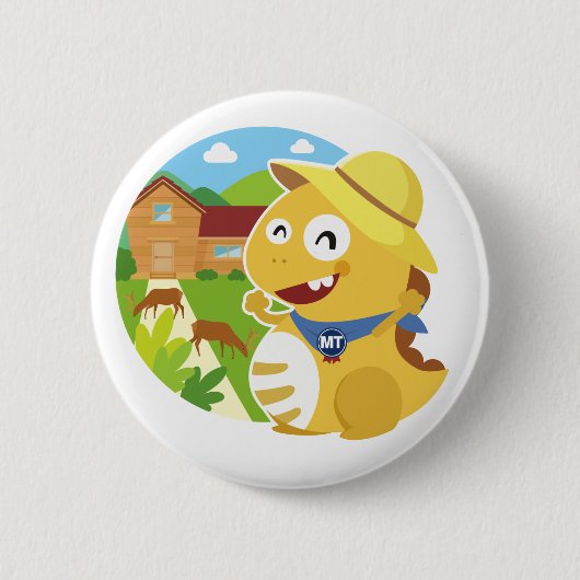 Badge Rond 5 Cm Bouton du Montana VIPKID (Devant)