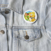 Badge Rond 5 Cm Bouton du Montana VIPKID (En situation)