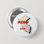 Badge Rond 5 Cm Bouton du Pérou (Devant & derrière)