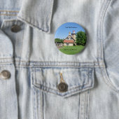 Badge Rond 5 Cm Bouton du phare Eagle Bluff (En situation)