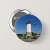 Badge Rond 5 Cm Bouton du phare Fond Du Lac (Devant & derrière)