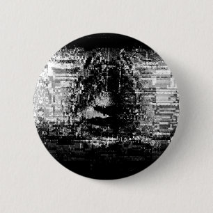 Badge Rond 5 Cm Bouton du problème 0012